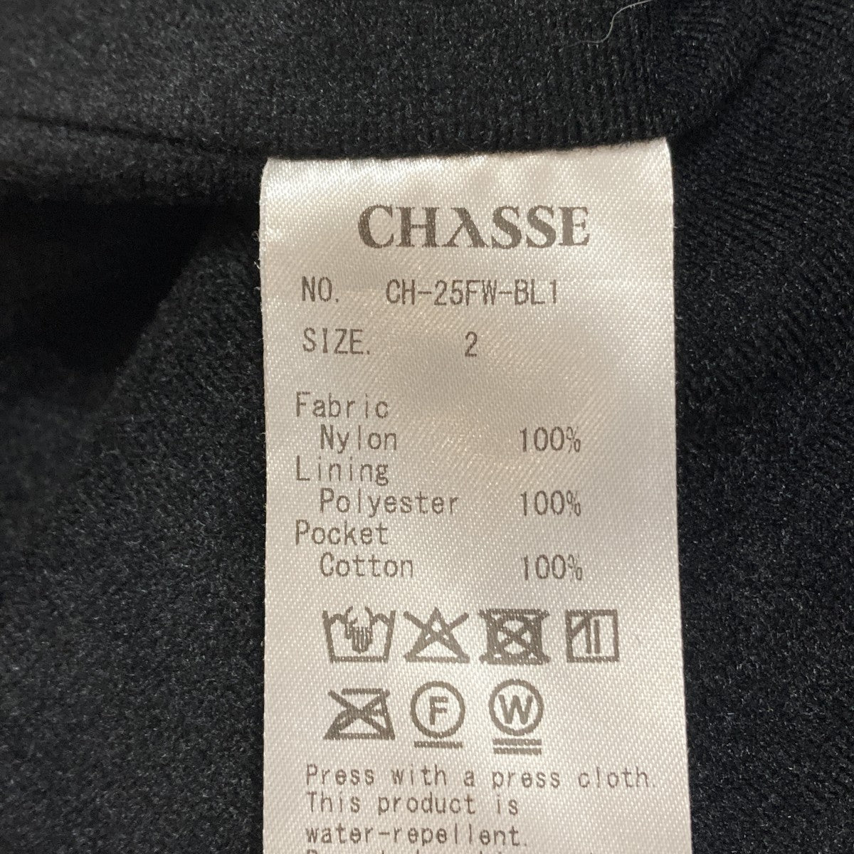 QUARTER ZIP-3LWブルゾンCH-25FW-BL1