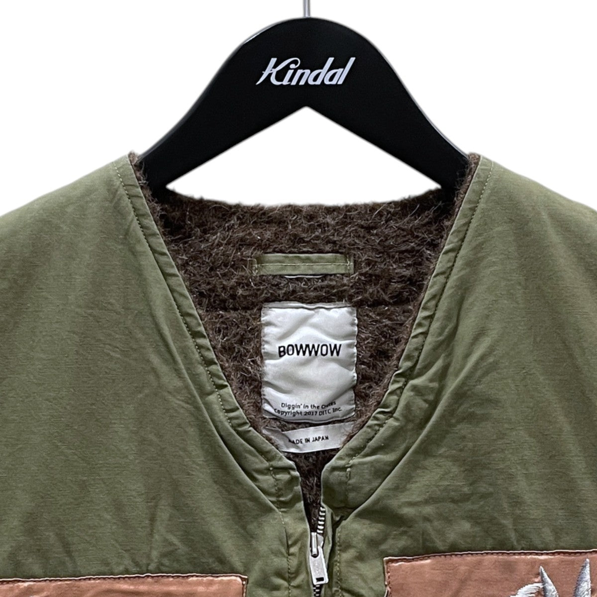 25AW スカジャンリメイクジップアップベスト REMADE USN DECK VEST SUKAJAN EMB AGED BW252-RUDVE