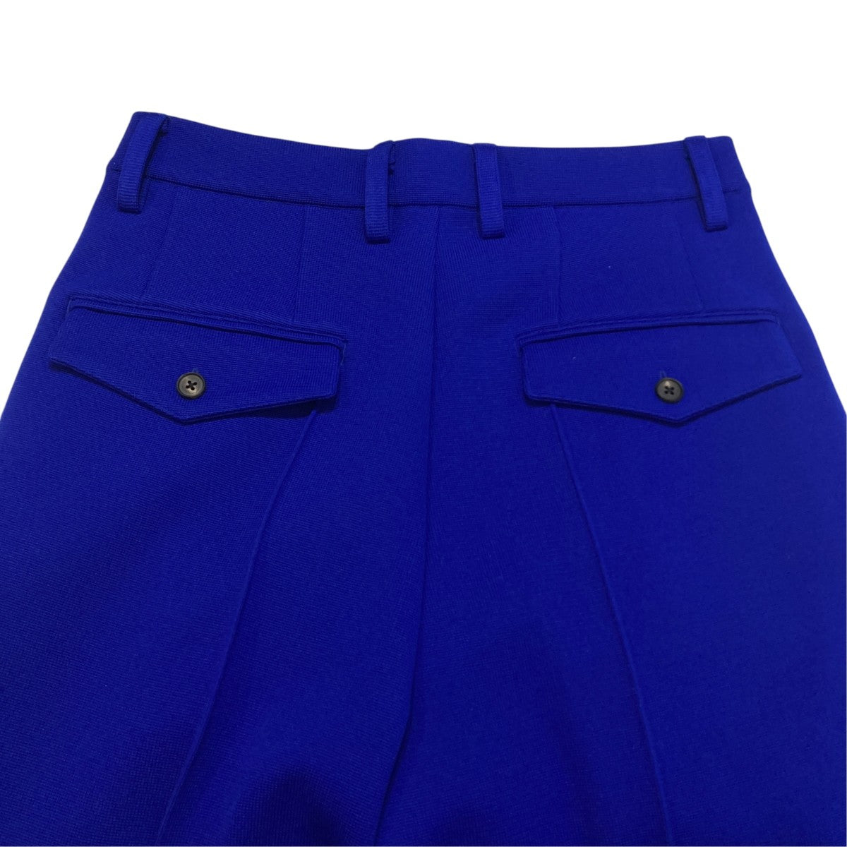 HIGH COUNT KNIT PIN TUCK WIDE TROUSERSパンツST.541
