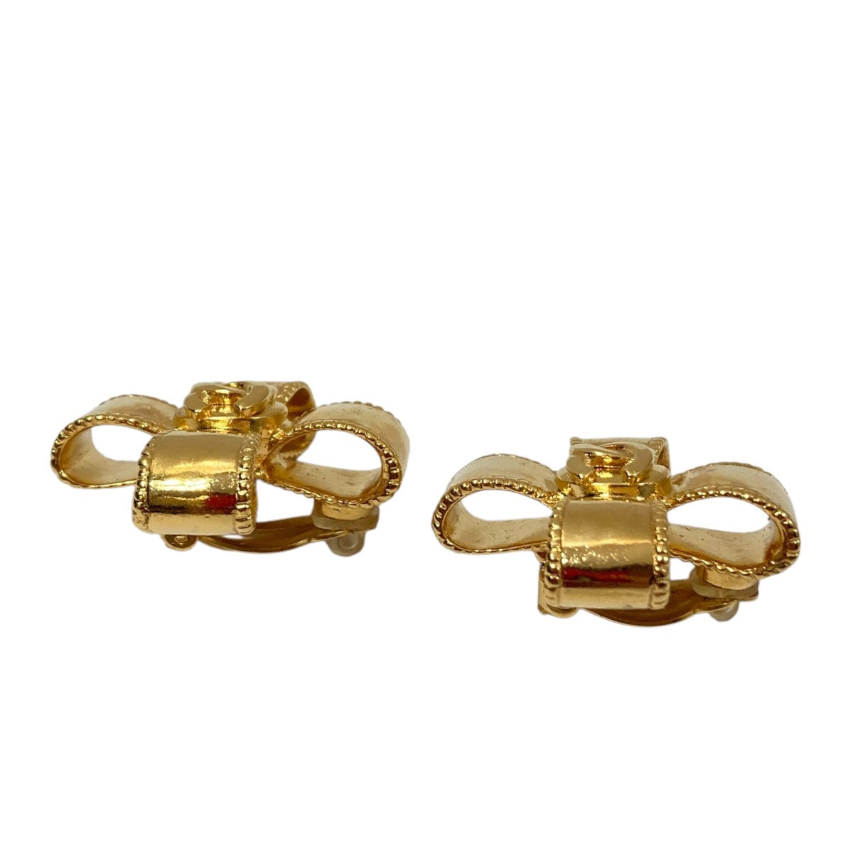 CHANEL リボンクロスイヤリング 古着・中古-5枚目のアイテム画像