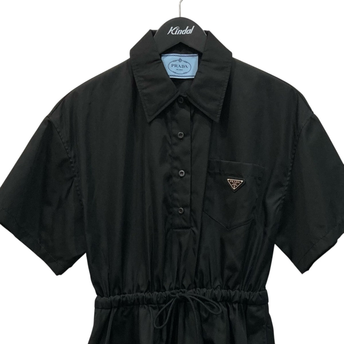 Re-Nylon 半袖ドレス半袖ワンピース23X731