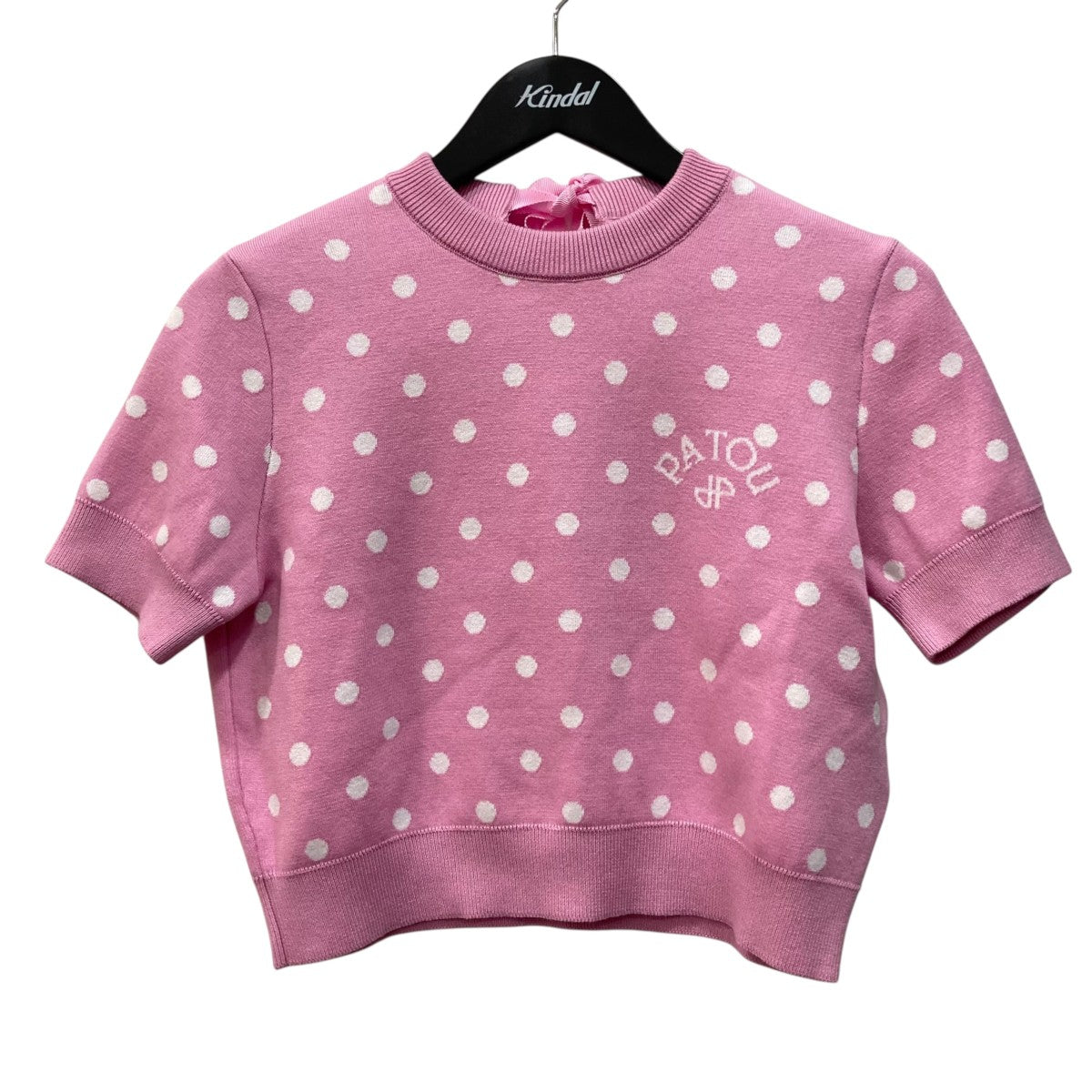 ポルカドットニットTシャツ半袖ニット26SKN3188089
