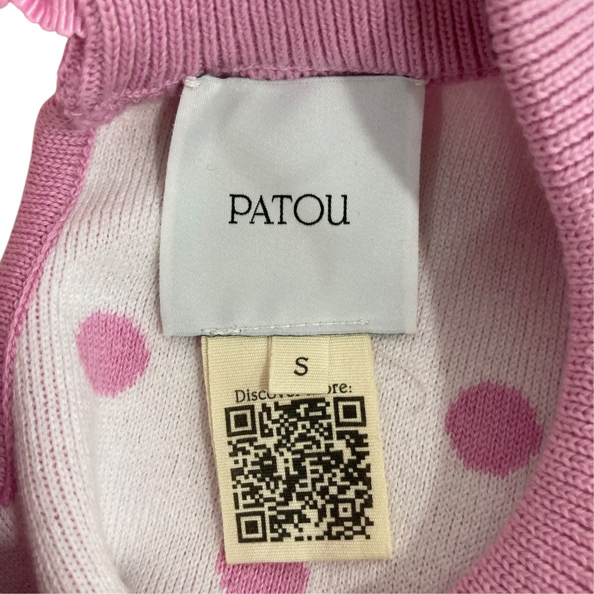 ポルカドットニットTシャツ半袖ニット26SKN3188089