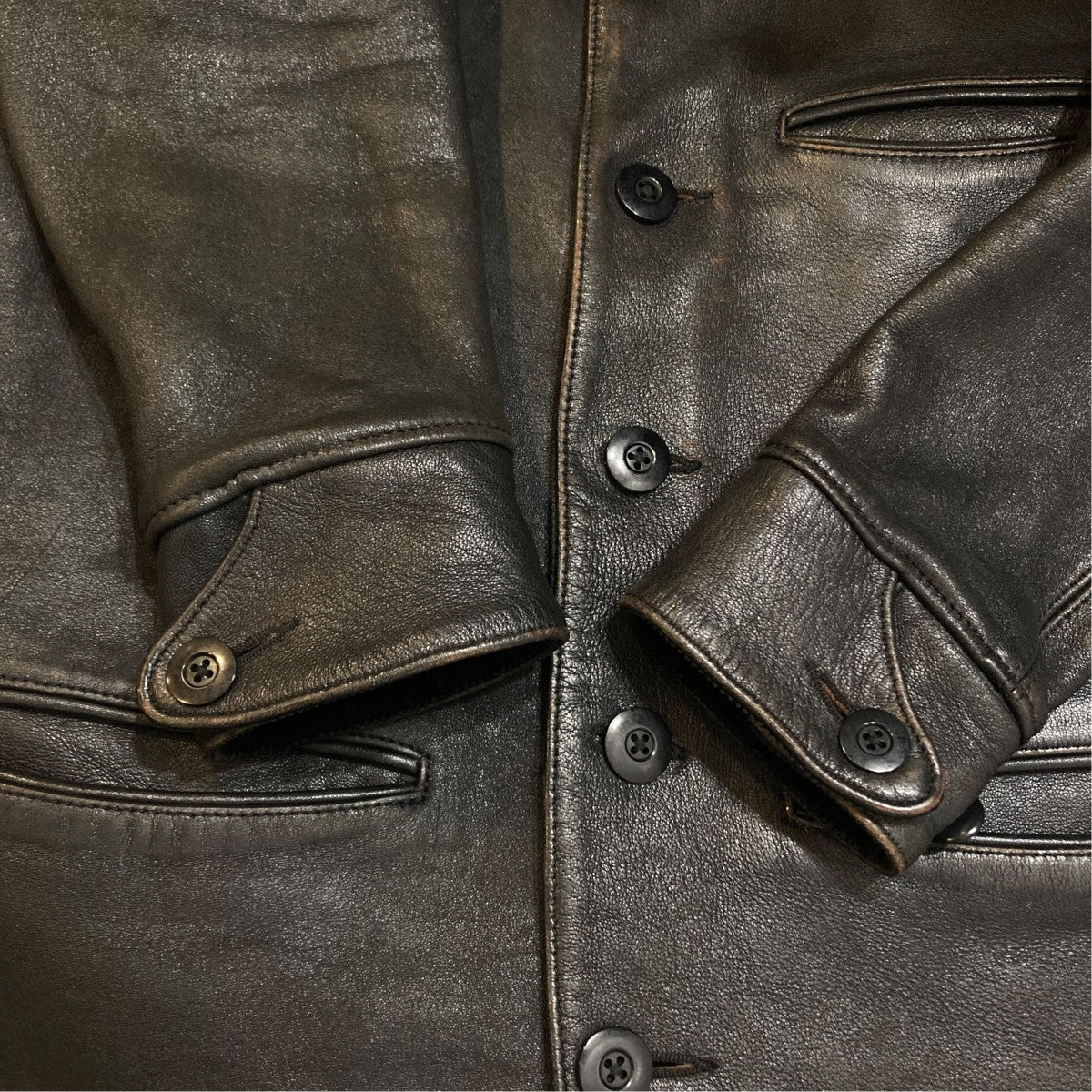 SHEEPSKIN CAR COATレザージャケットACV-LJK02S