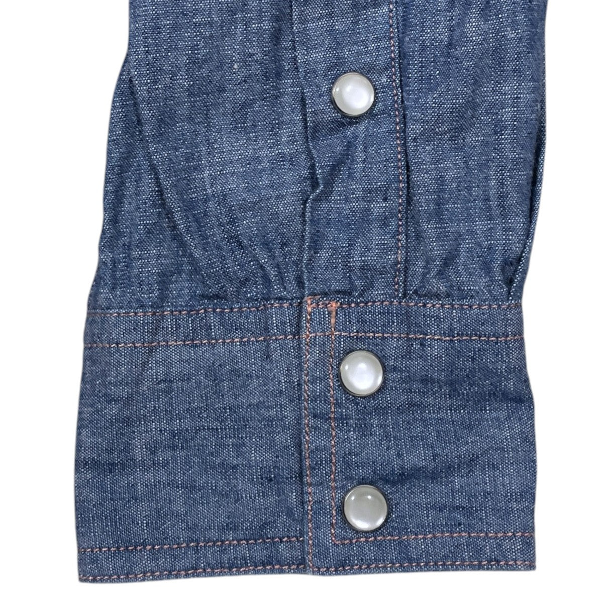 24SS 刺繍ウエスタンシャツ Western Shirt - Cotton Chambray India Emb． ウエスタンシャツ コットンシャンブレー インディア エンブロイダリー OT213