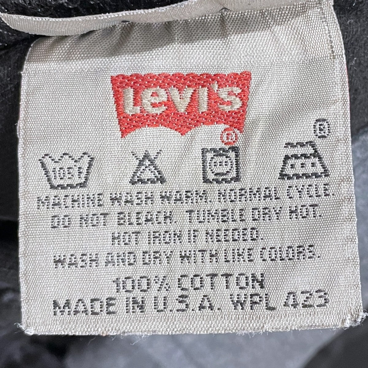 90s 後染めブラックデニムパンツ 501 MADE IN USA ボタン裏653 501-0660