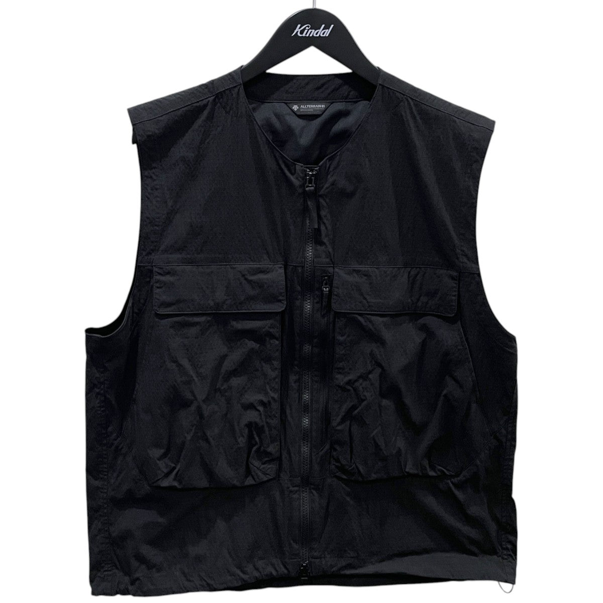 23SS ジップアップベスト POCKET VEST WASHABLE ポケットベスト ウォッシャブル DX-T2433