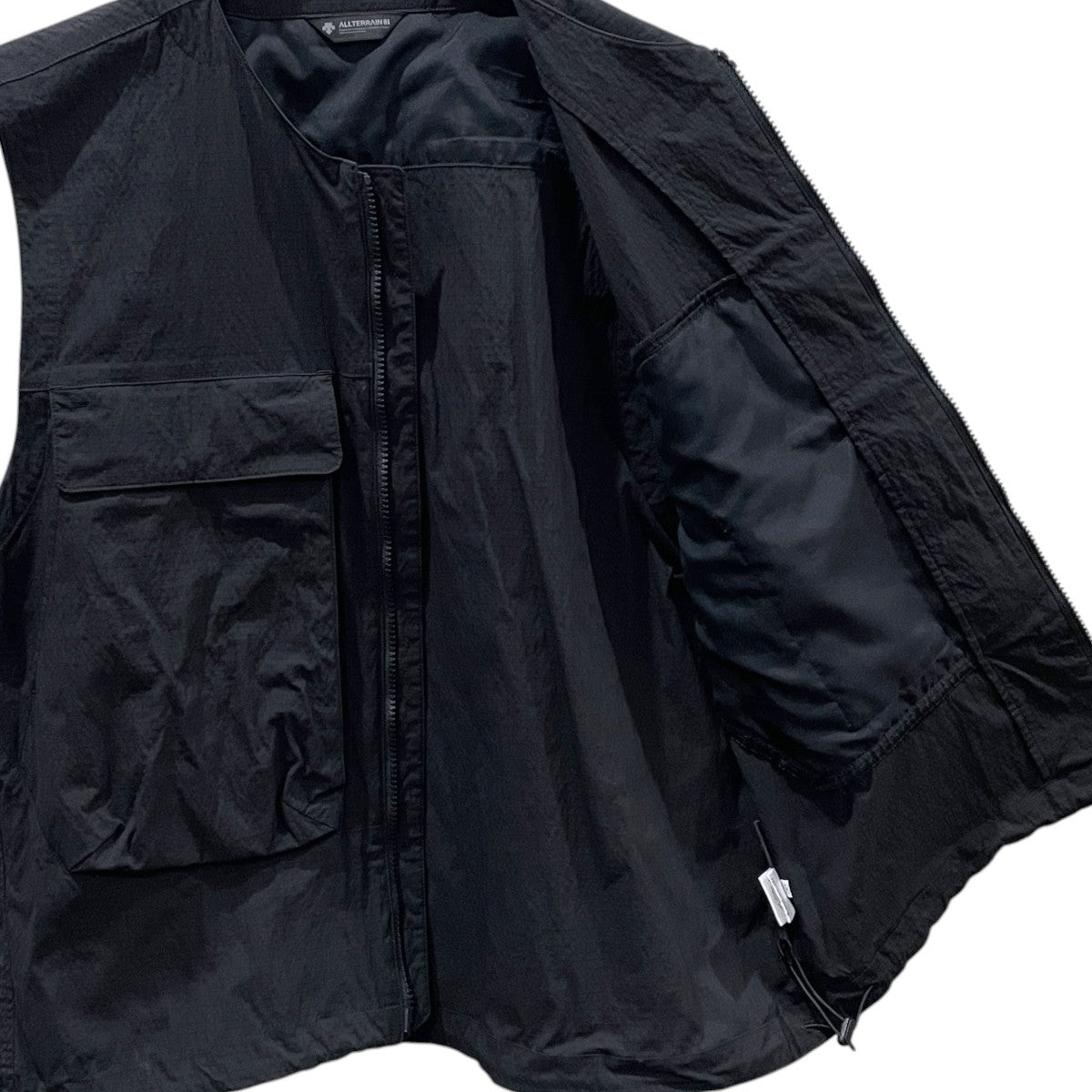23SS ジップアップベスト POCKET VEST WASHABLE ポケットベスト ウォッシャブル DX-T2433