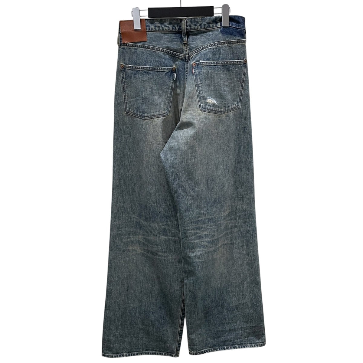 25SS 加工デニムパンツ DAMAGED MODERN DENIM PANTS WIDE CUT ダメージモダンデニムパンツ ワイドカット 25880409