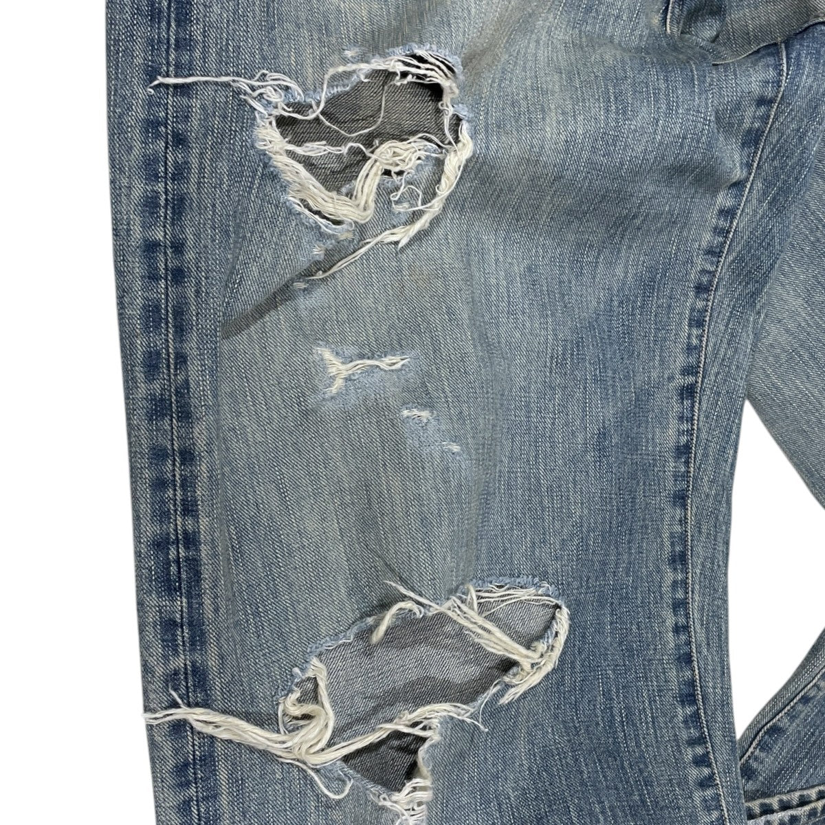 25SS 加工デニムパンツ DAMAGED MODERN DENIM PANTS WIDE CUT ダメージモダンデニムパンツ ワイドカット 25880409