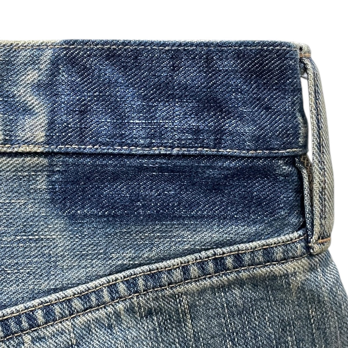 25SS 加工デニムパンツ DAMAGED MODERN DENIM PANTS WIDE CUT ダメージモダンデニムパンツ ワイドカット 25880409