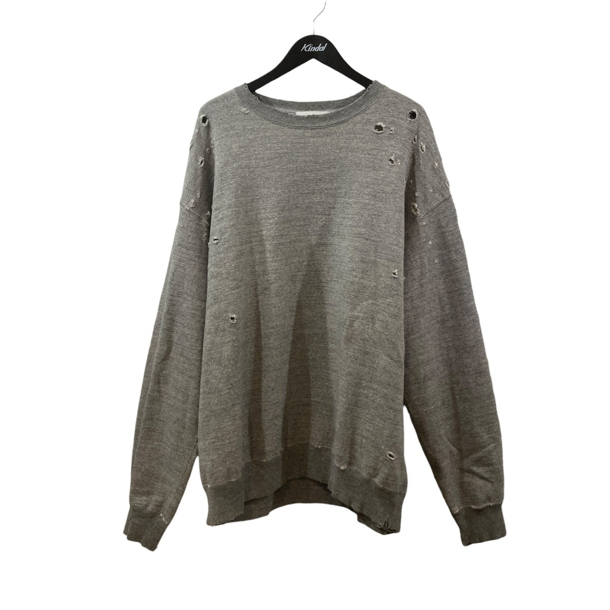 Damaged crewneck sweatshirtスウェットUS2268