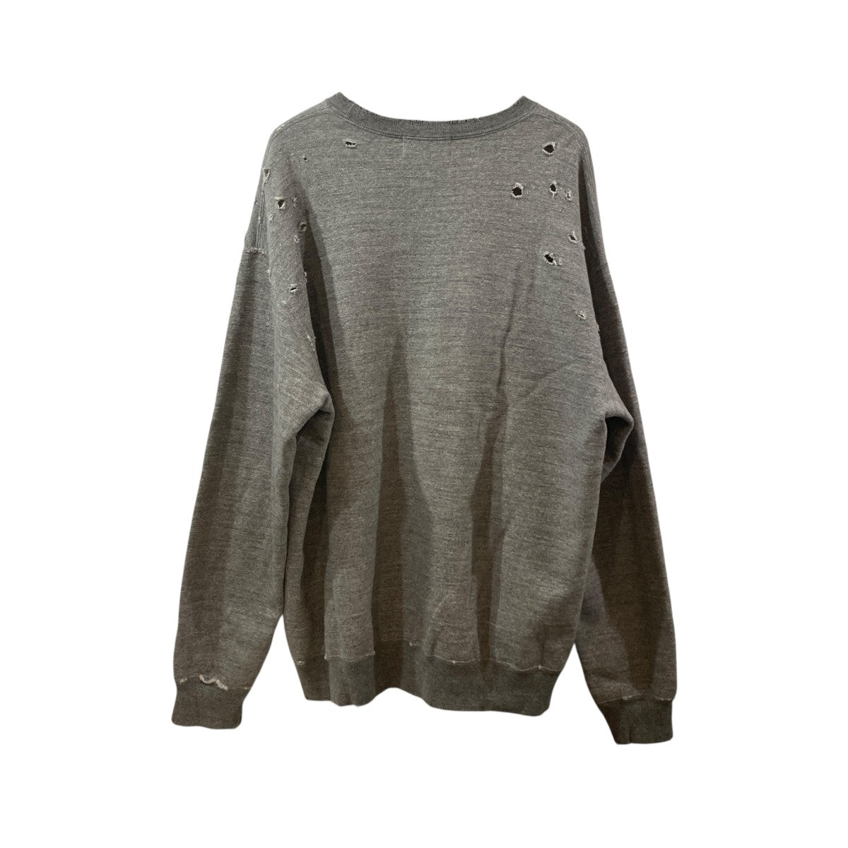 Damaged crewneck sweatshirtスウェットUS2268