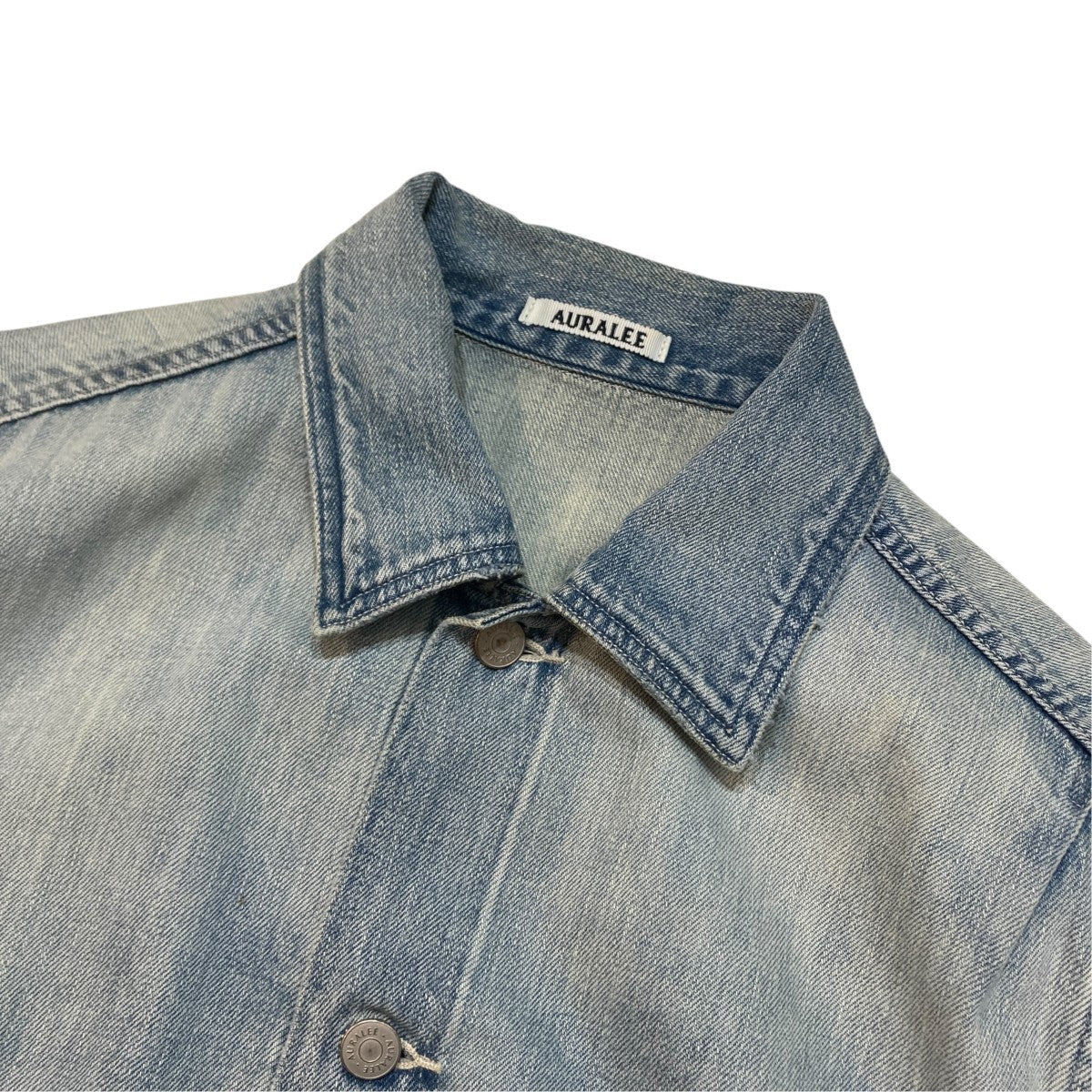 FADED SELVEDGE LIGHT DENIM BLOUSONデニムジャケットA26SB01DE