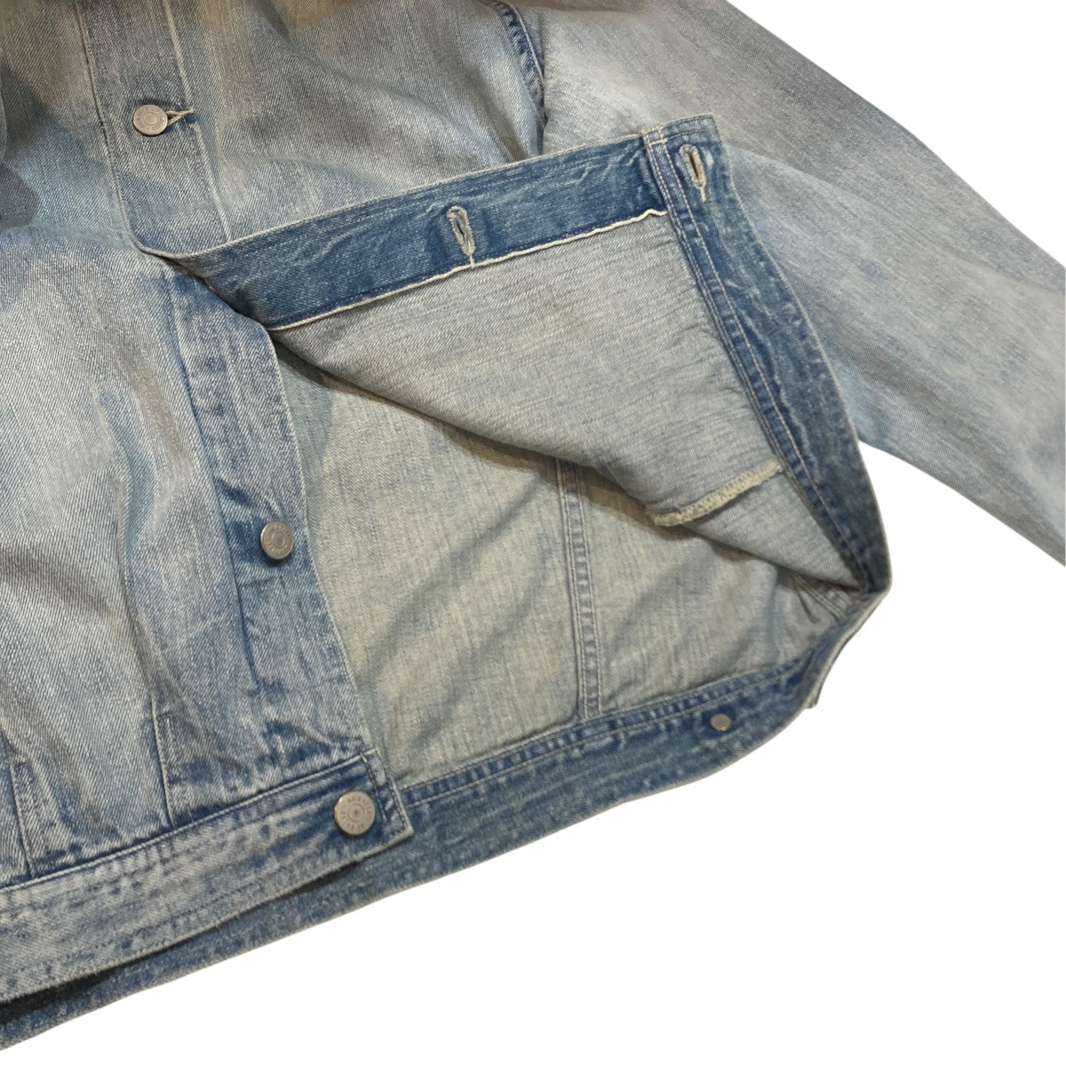 FADED SELVEDGE LIGHT DENIM BLOUSONデニムジャケットA26SB01DE