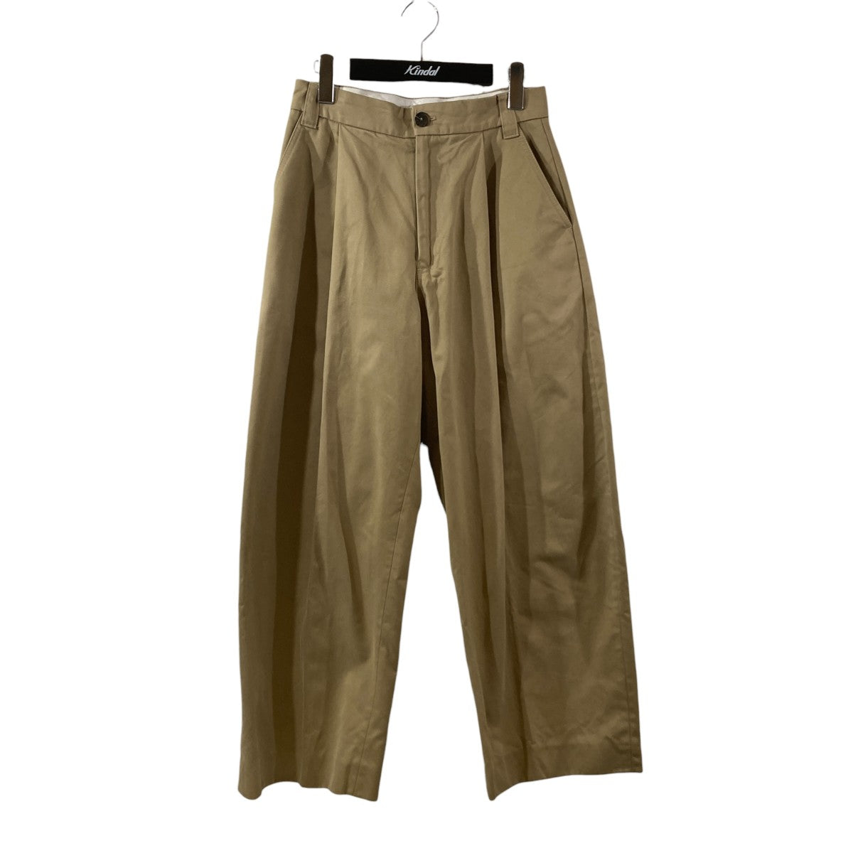 SORTE PEACHED COTTON TWILL PANTSワイドパンツSNM-351