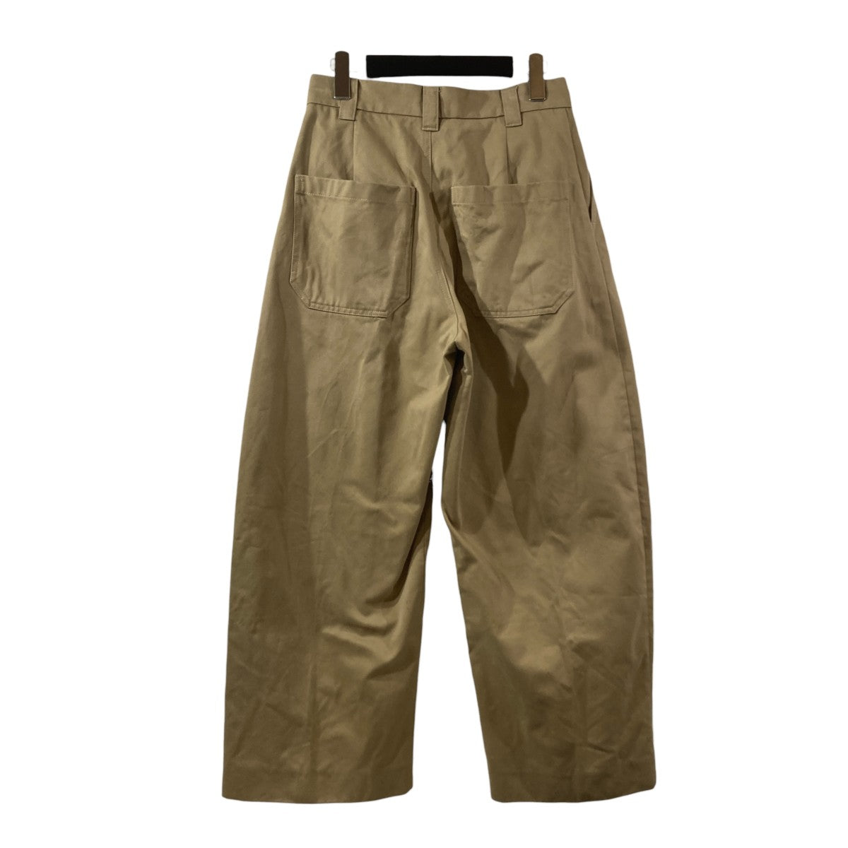 SORTE PEACHED COTTON TWILL PANTSワイドパンツSNM-351