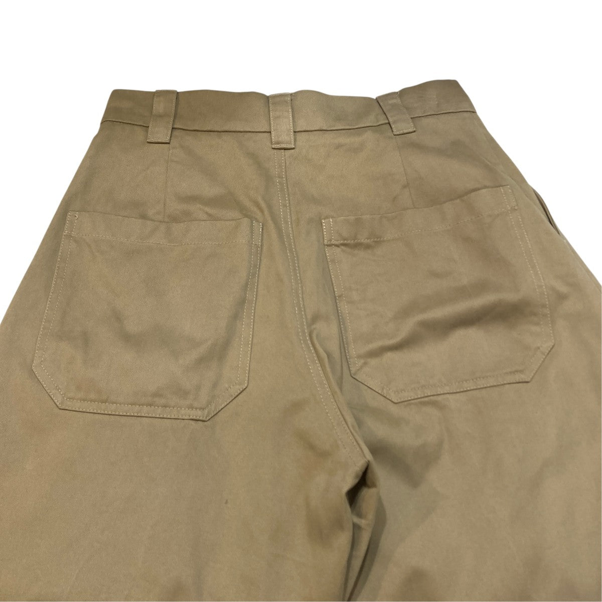 SORTE PEACHED COTTON TWILL PANTSワイドパンツSNM-351