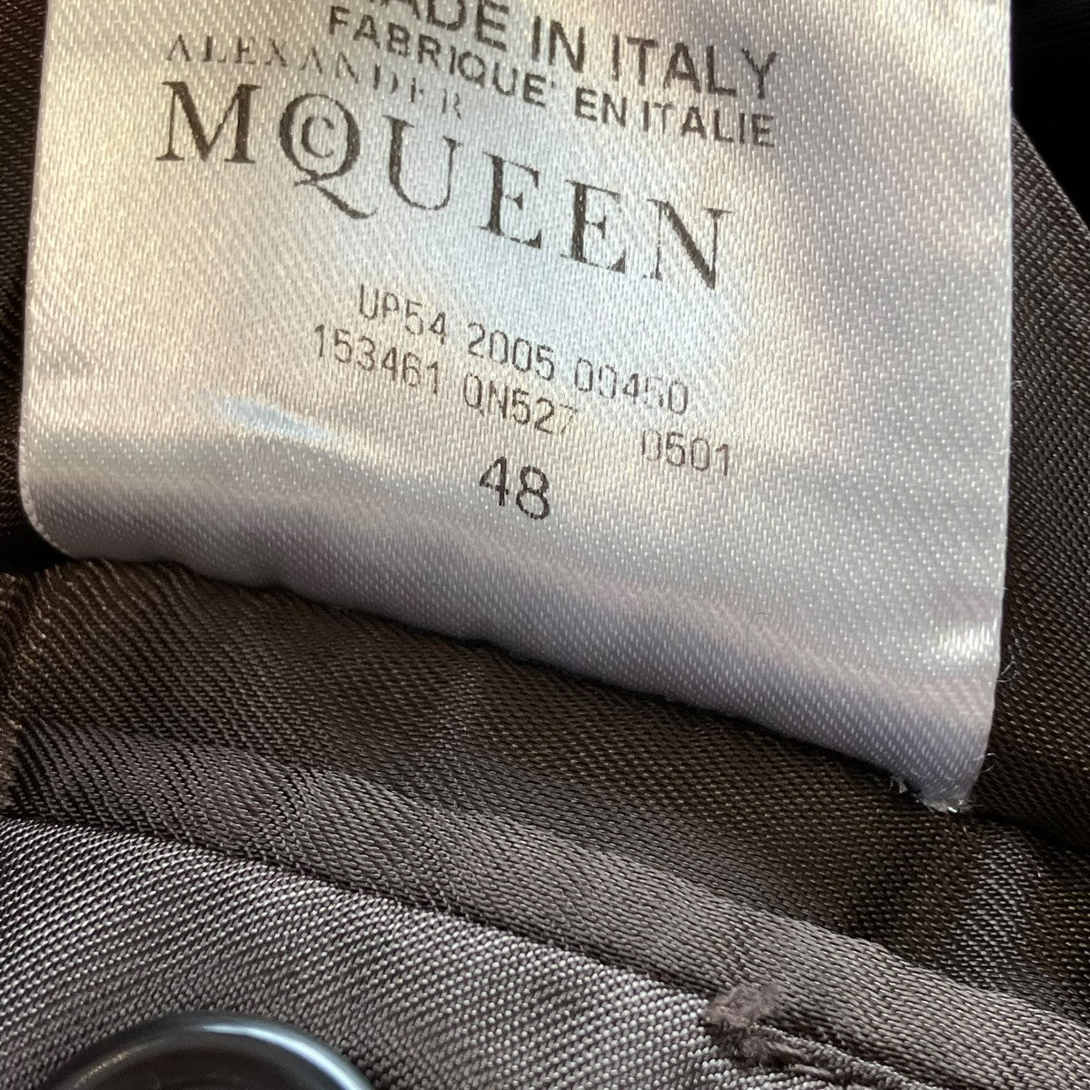 ALEXANDER McQUEEN 本人期テーラードジャケット 古着・中古-6枚目のアイテム画像