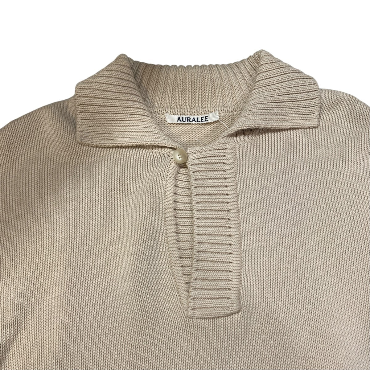 COTTON CORD PLATING KNIT SKIPPERスキッパーニットA22SP01CP