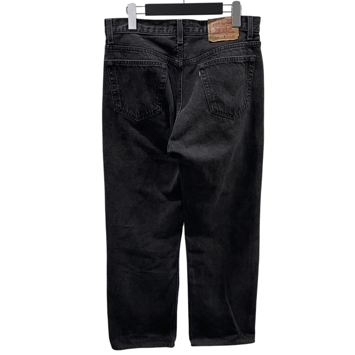後染めブラックデニムパンツ 501 MADE IN USA ボタン裏544 501-0660