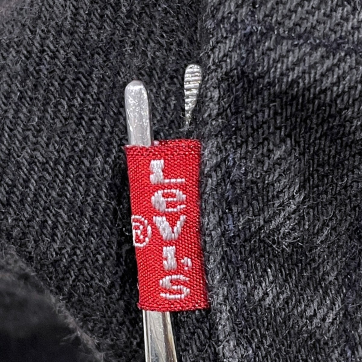 後染めブラックデニムパンツ 501 MADE IN USA ボタン裏544 501-0660