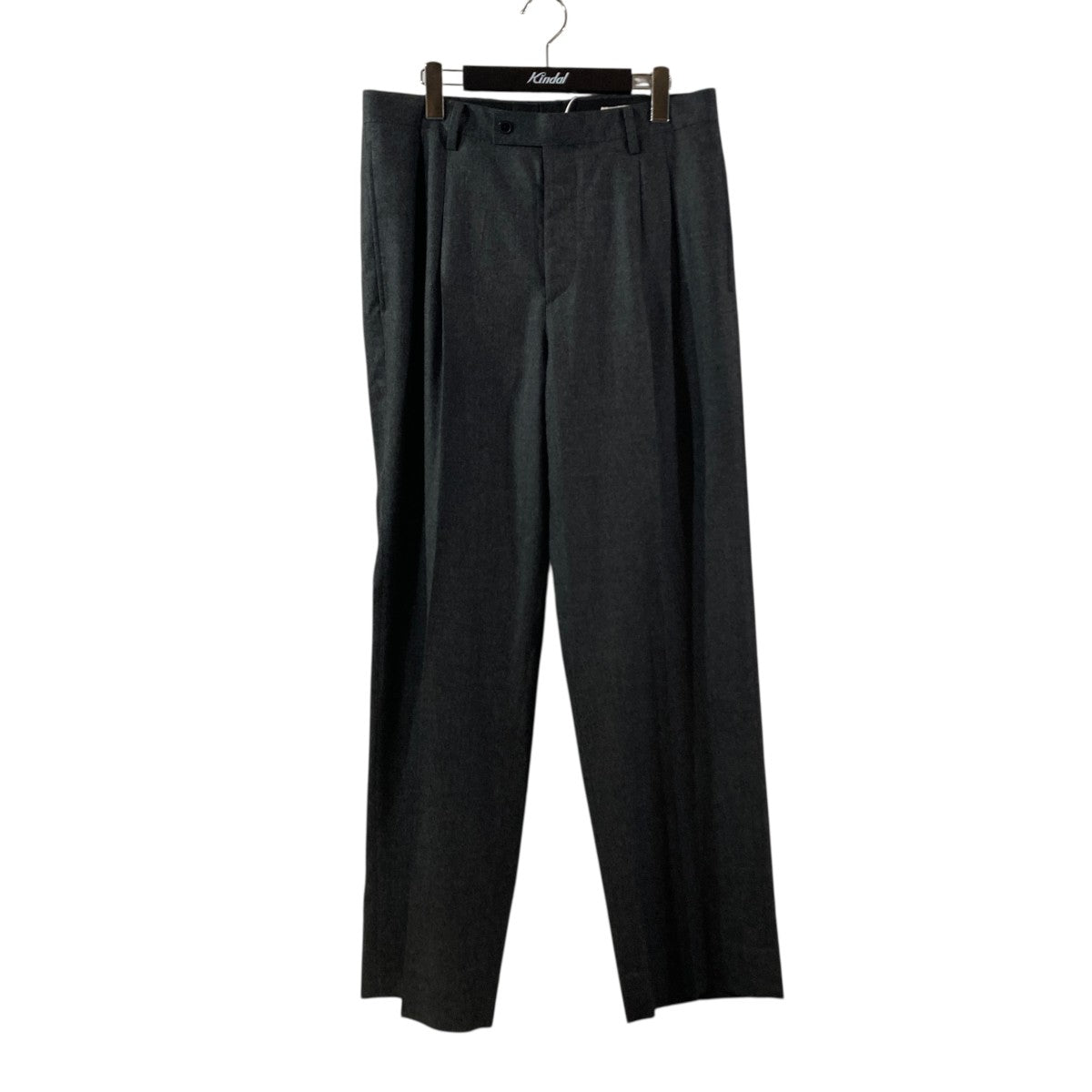 26AWSUPER LIGHT WOOL TWO-TUCK SLACKSウールスラックスパンツA26AP03OS