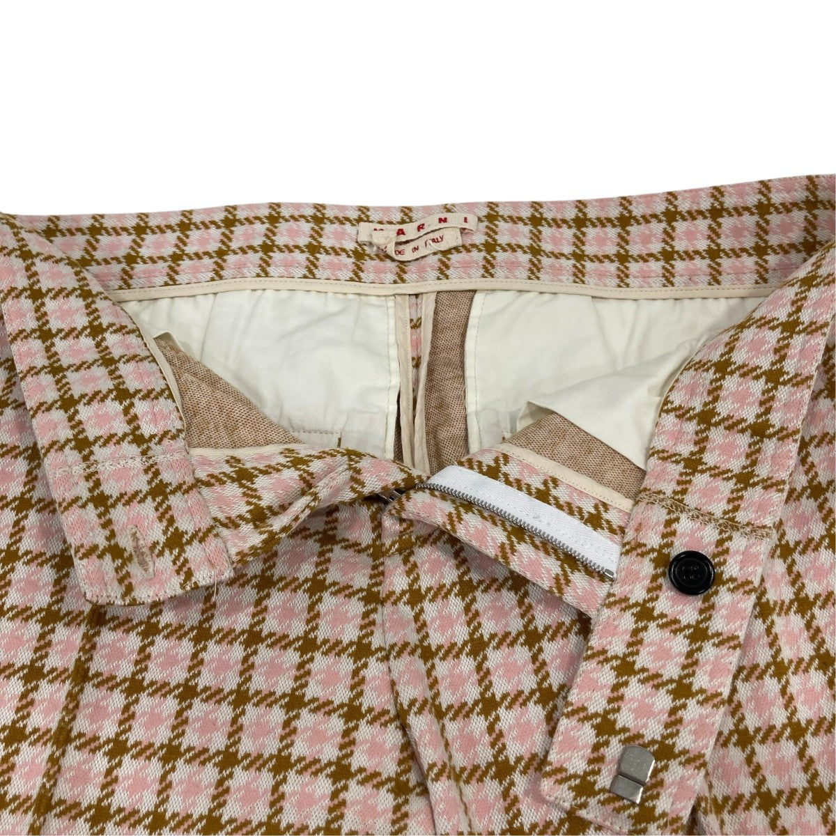 MARNI 千鳥格子×チェックスラックスPAJE0279A0UTV840 古着・中古-3枚目のアイテム画像