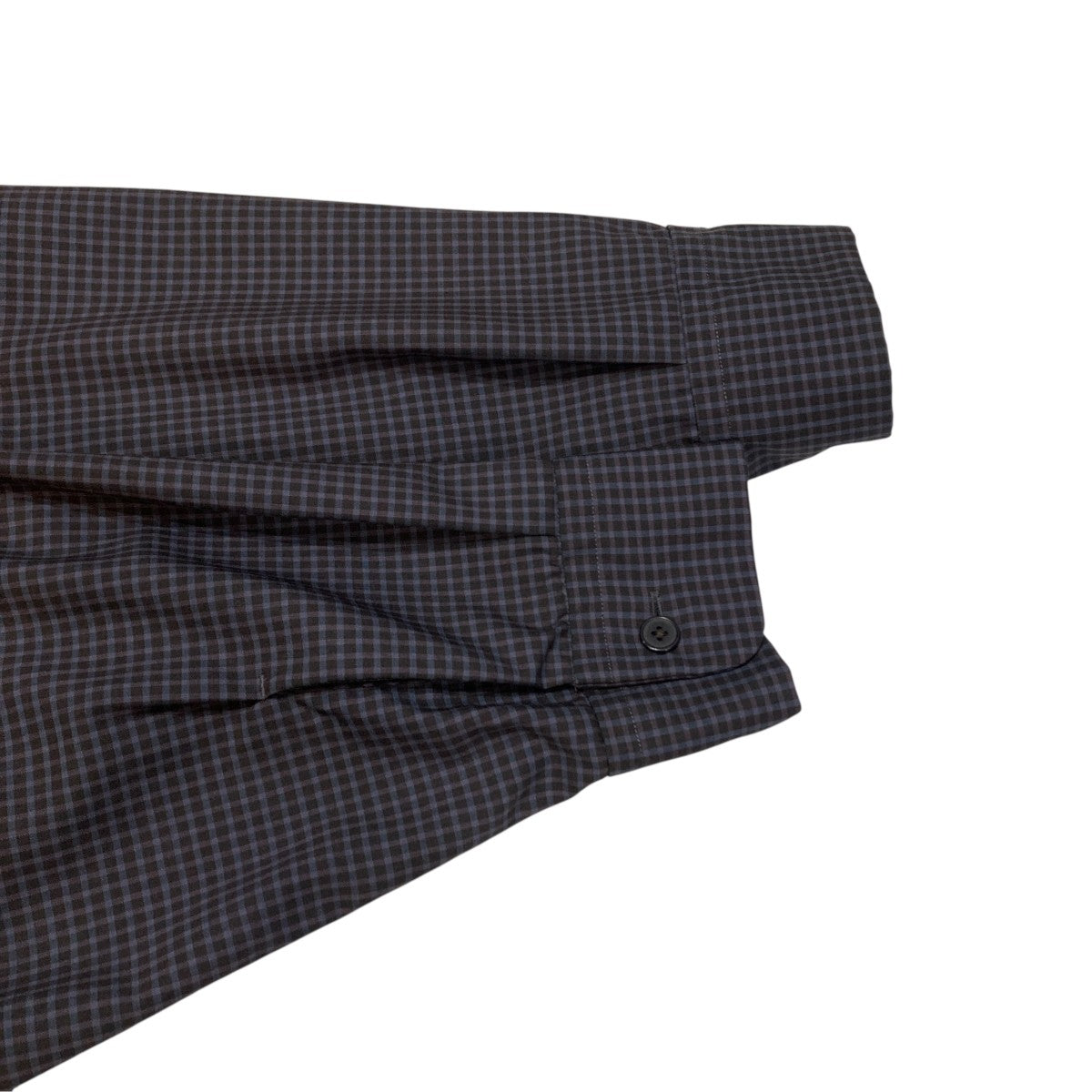 26SSSummer Wool Open Collar Shirtチェック長袖シャツKS26SSH01