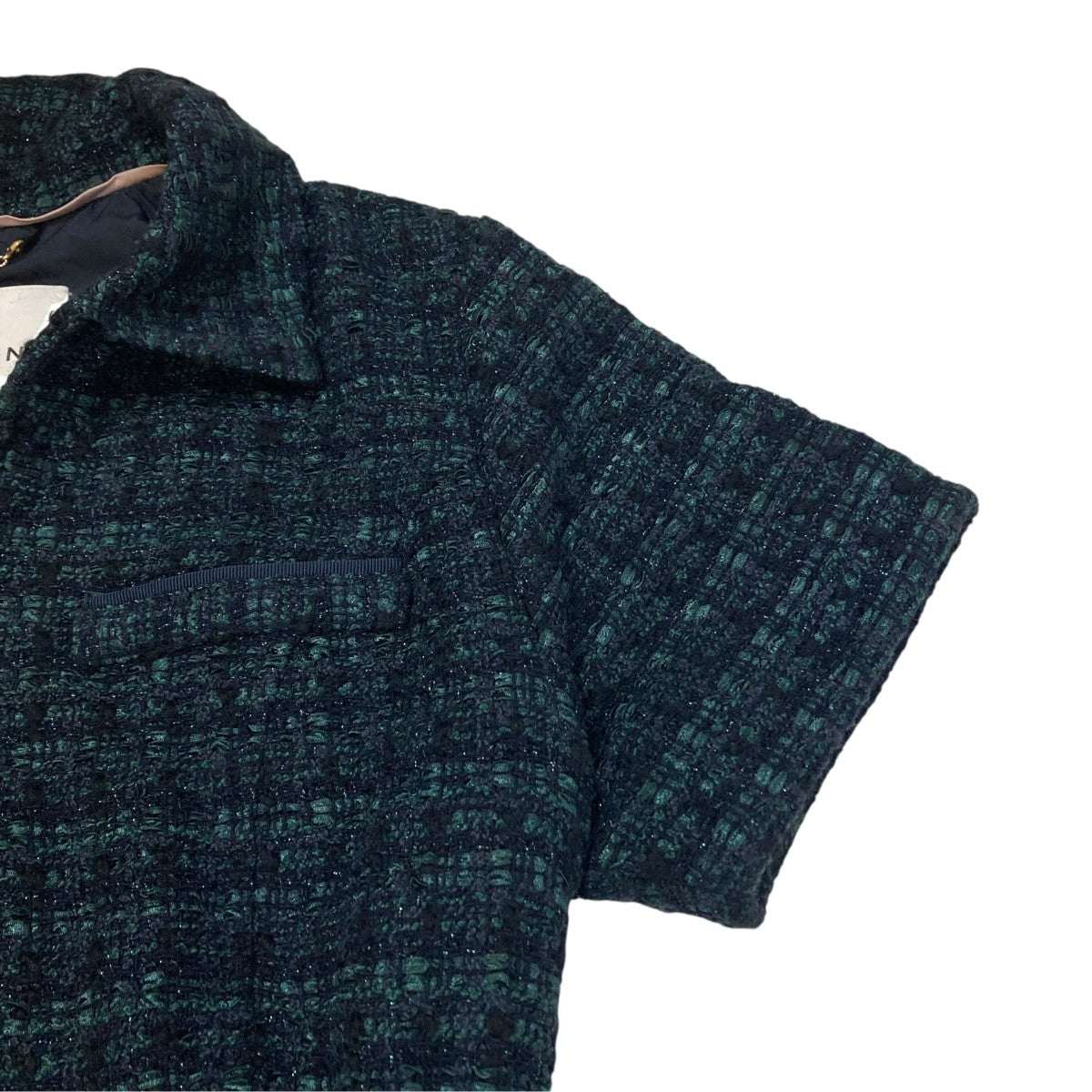 Tweed Belted Dress半袖ワンピース1253305046
