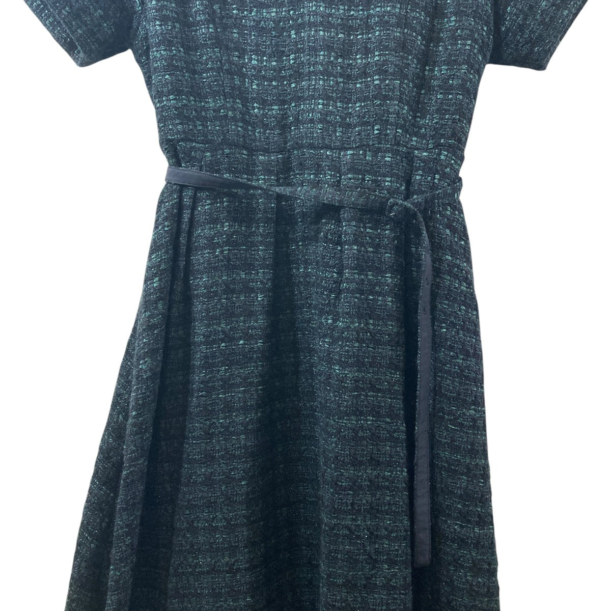Tweed Belted Dress半袖ワンピース1253305046