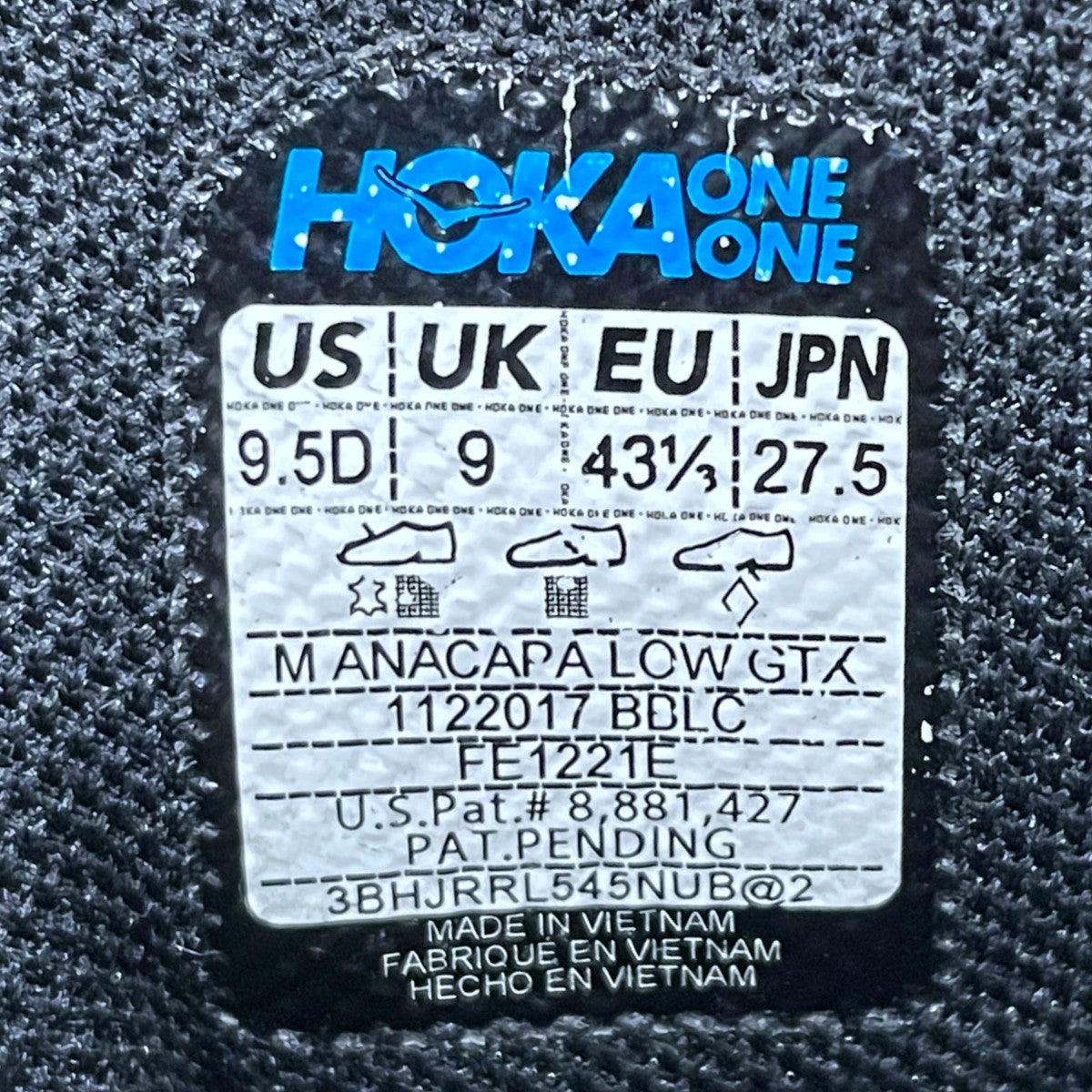 スニーカー ANACAPA LOW GTX アナカパ ロー ゴアテックス 1122017