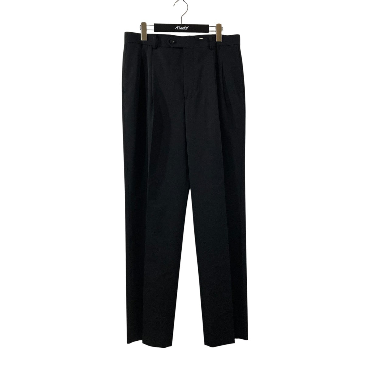 LIGHT WOOL MAX GABARDINE TWOーTUCK SLACKSスラックスA26AP03MG