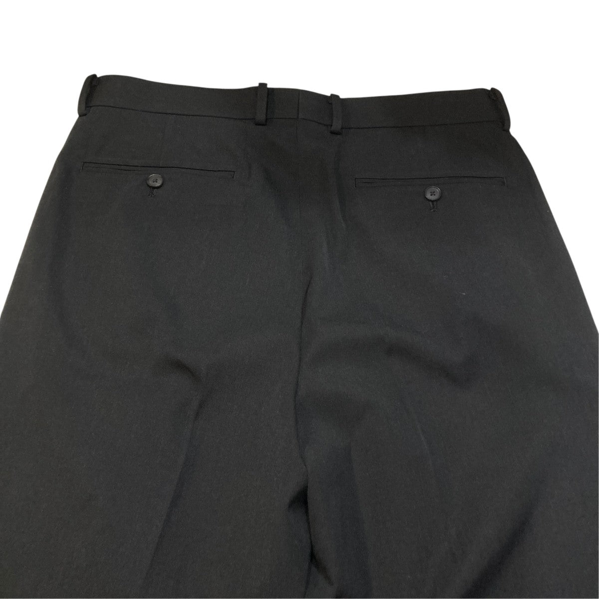 LIGHT WOOL MAX GABARDINE TWOーTUCK SLACKSスラックスA26AP03MG