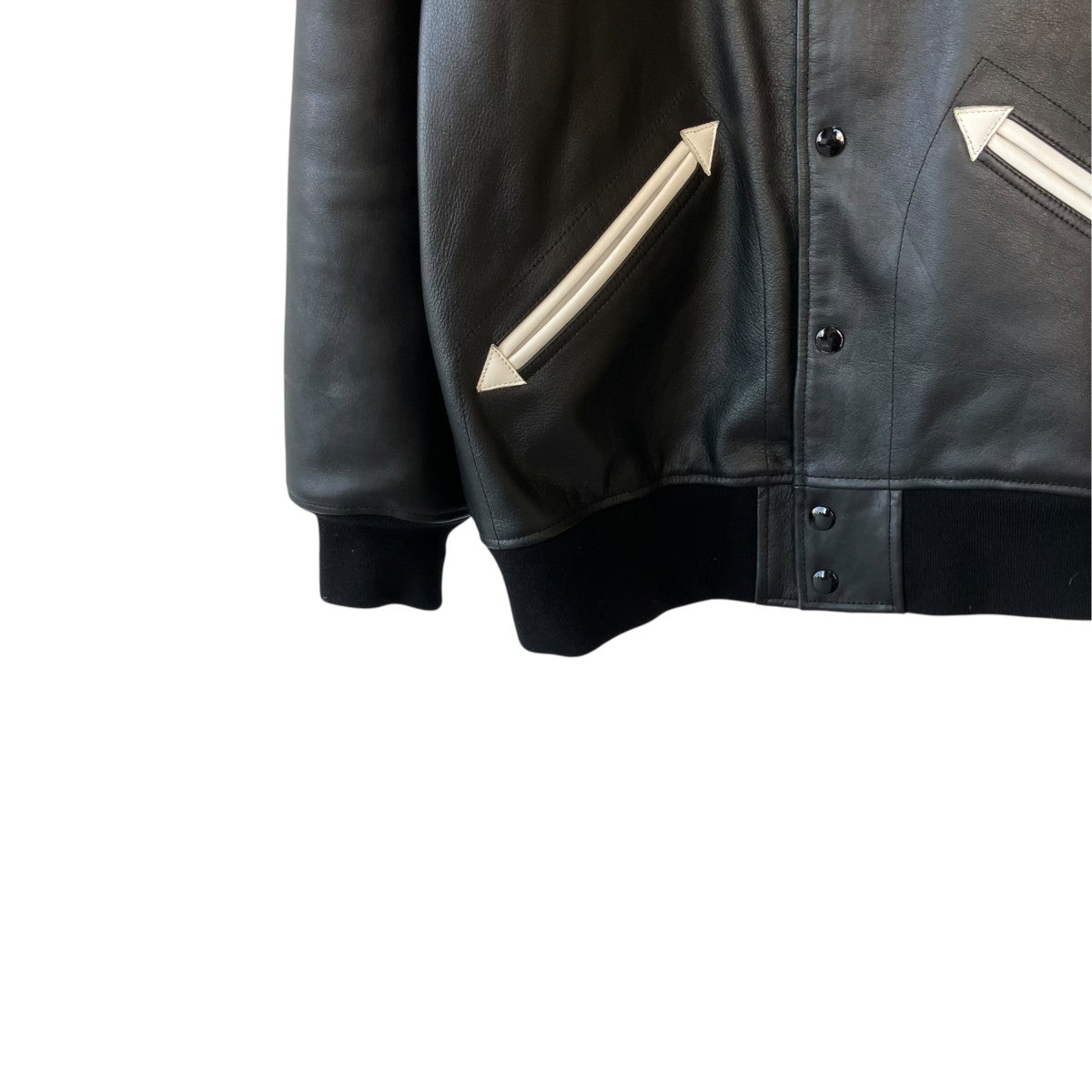GANGSTERVILLE LOCOS - LEATHER JACKETスタジャン 古着・中古-4枚目のアイテム画像