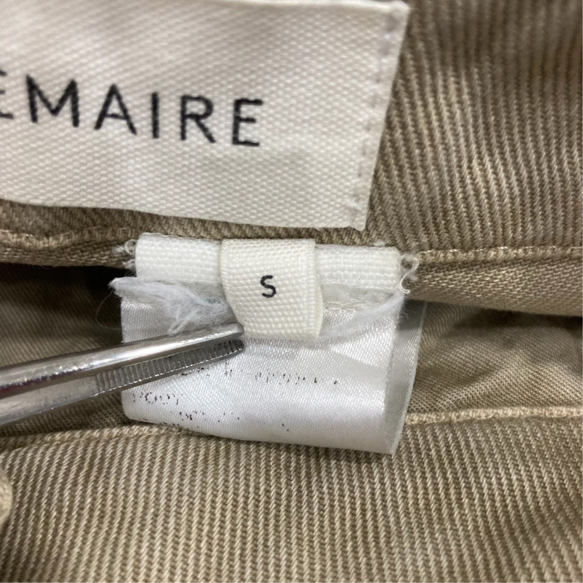 LEMAIRE ベルテッドパンツ 古着・中古-8枚目のアイテム画像