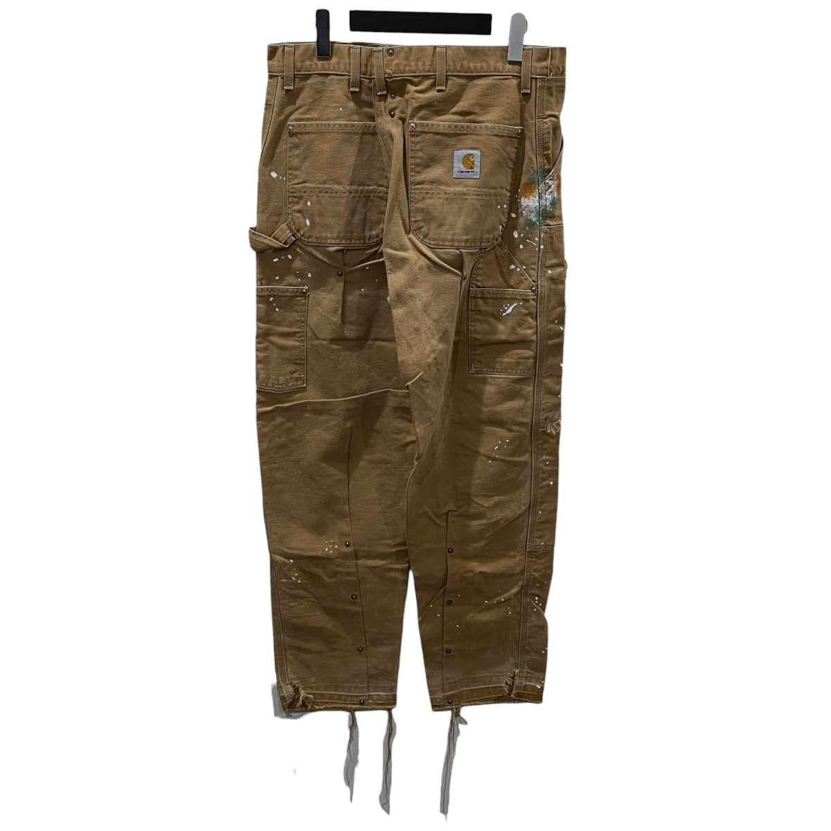 Great Land カスタムワークパンツ BANDANA DOUBLE KNEE PANTS バンダナダブルニーパンツ Carharttリメイク 古着・中古-2枚目のアイテム画像