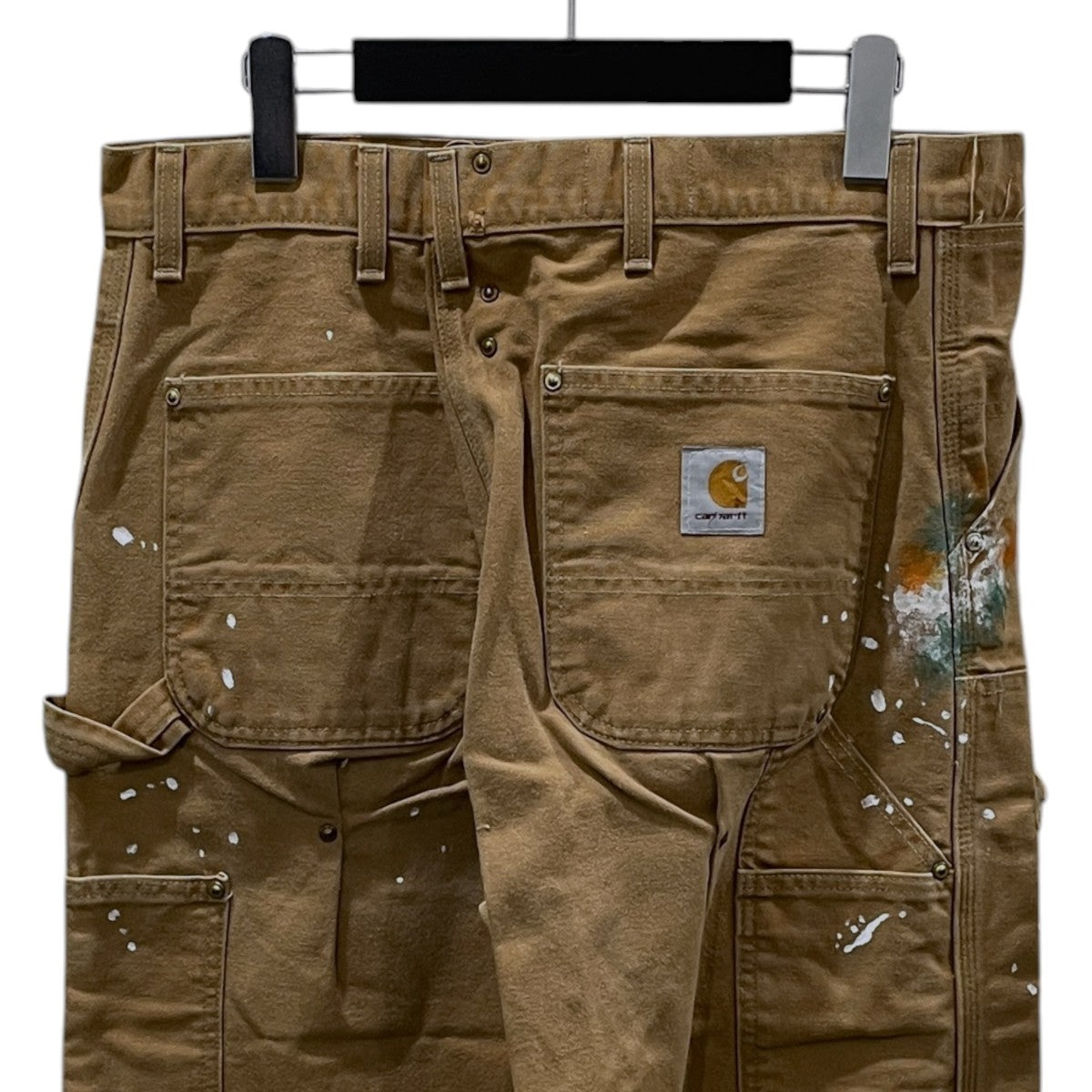 Great Land カスタムワークパンツ BANDANA DOUBLE KNEE PANTS バンダナダブルニーパンツ Carharttリメイク 古着・中古-4枚目のアイテム画像