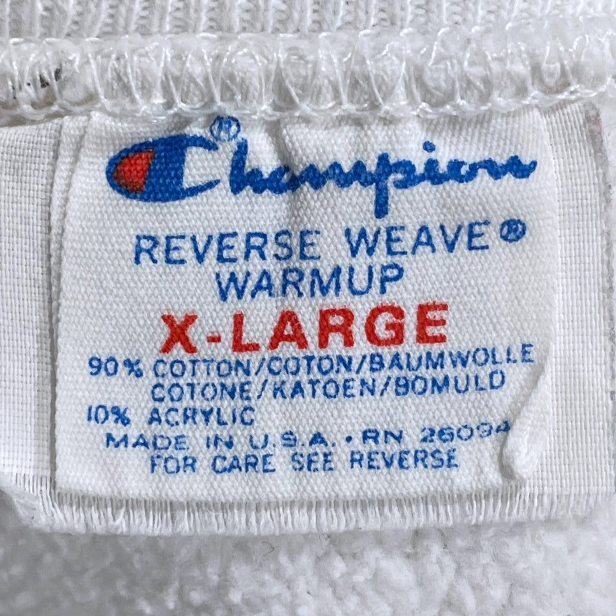 Champion 80s 裏起毛スウェットトレーナー REVERSE WEAVE リバースウィーブ 古着・中古-10枚目のアイテム画像