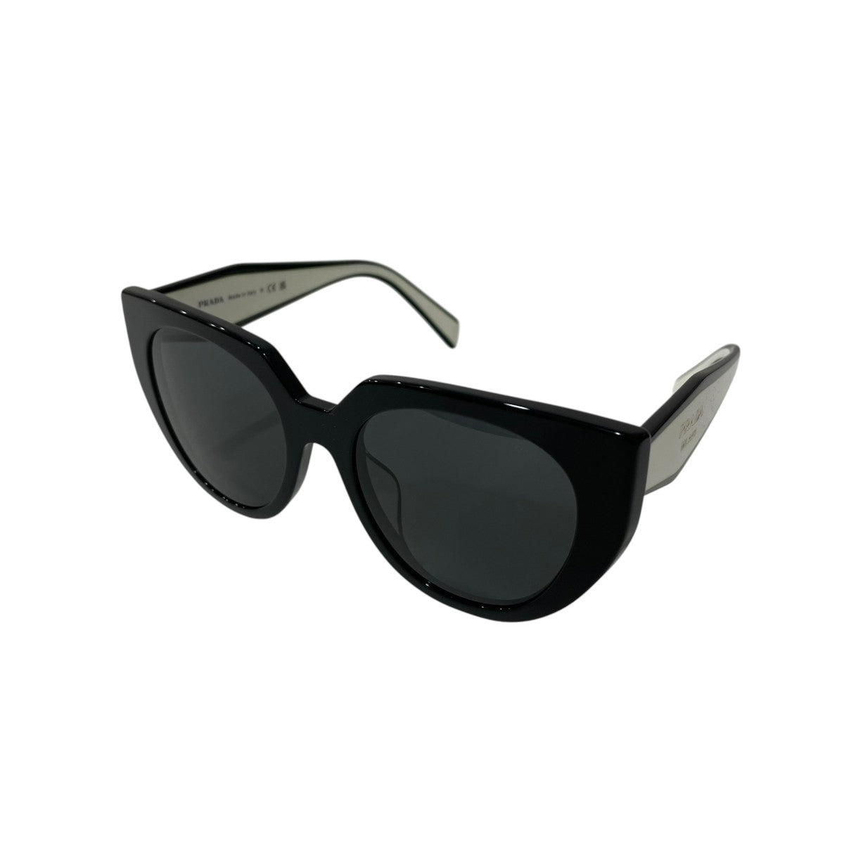 PRADA(プラダ) サングラスSPR 14W-F SPR 14W-F ブラック×ホワイト
