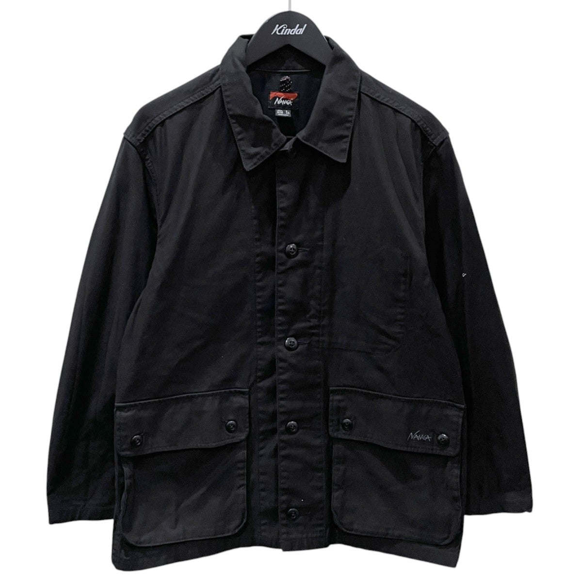 25AW バックサテンカバーオール BACK SATIN COVERALL N2530-1P081A