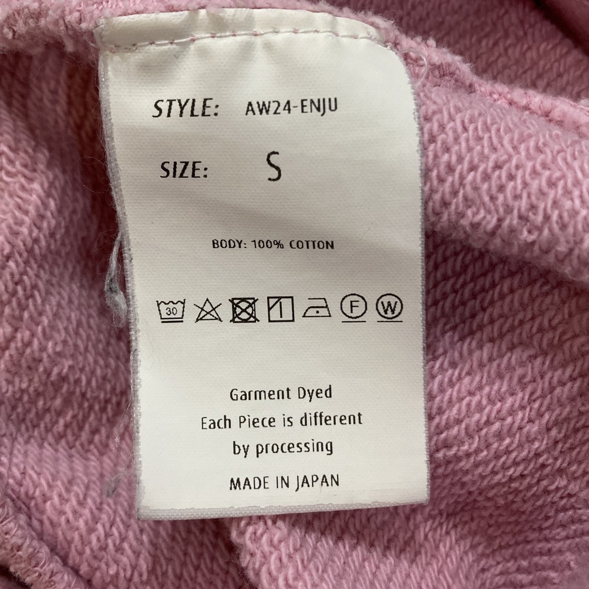 スウェットAW24-ENJU