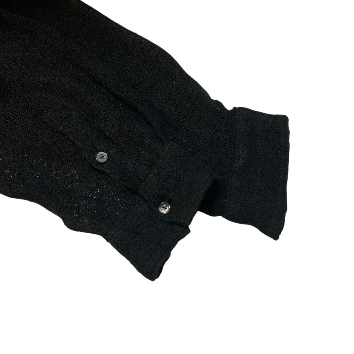 LINEN MESH REGULAR COLLAR SHIRTメッシュ長袖シャツaws5-sh004