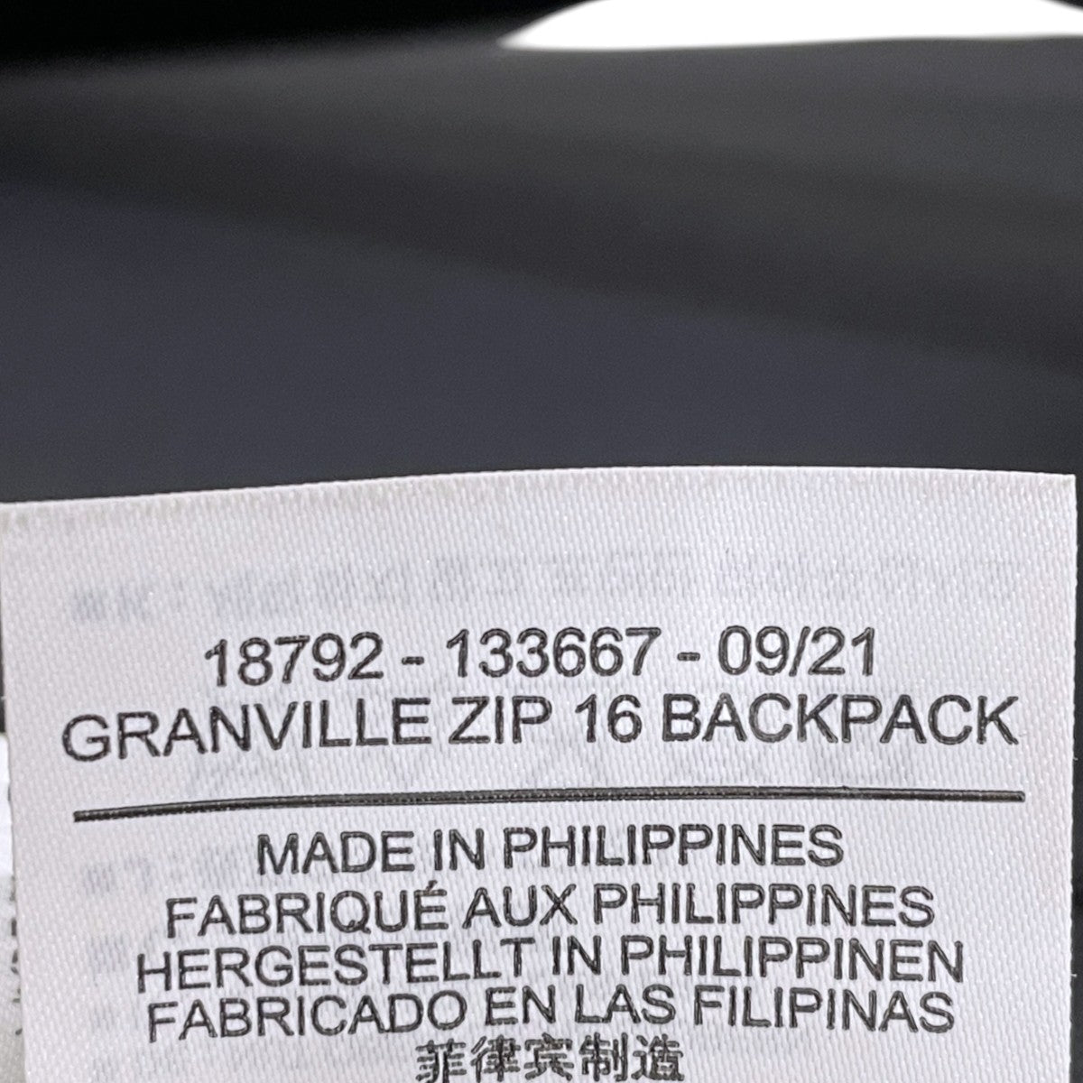 グランヴィルジップ16バックパック GRANVILLE ZIP 16 BACKPACK 18792