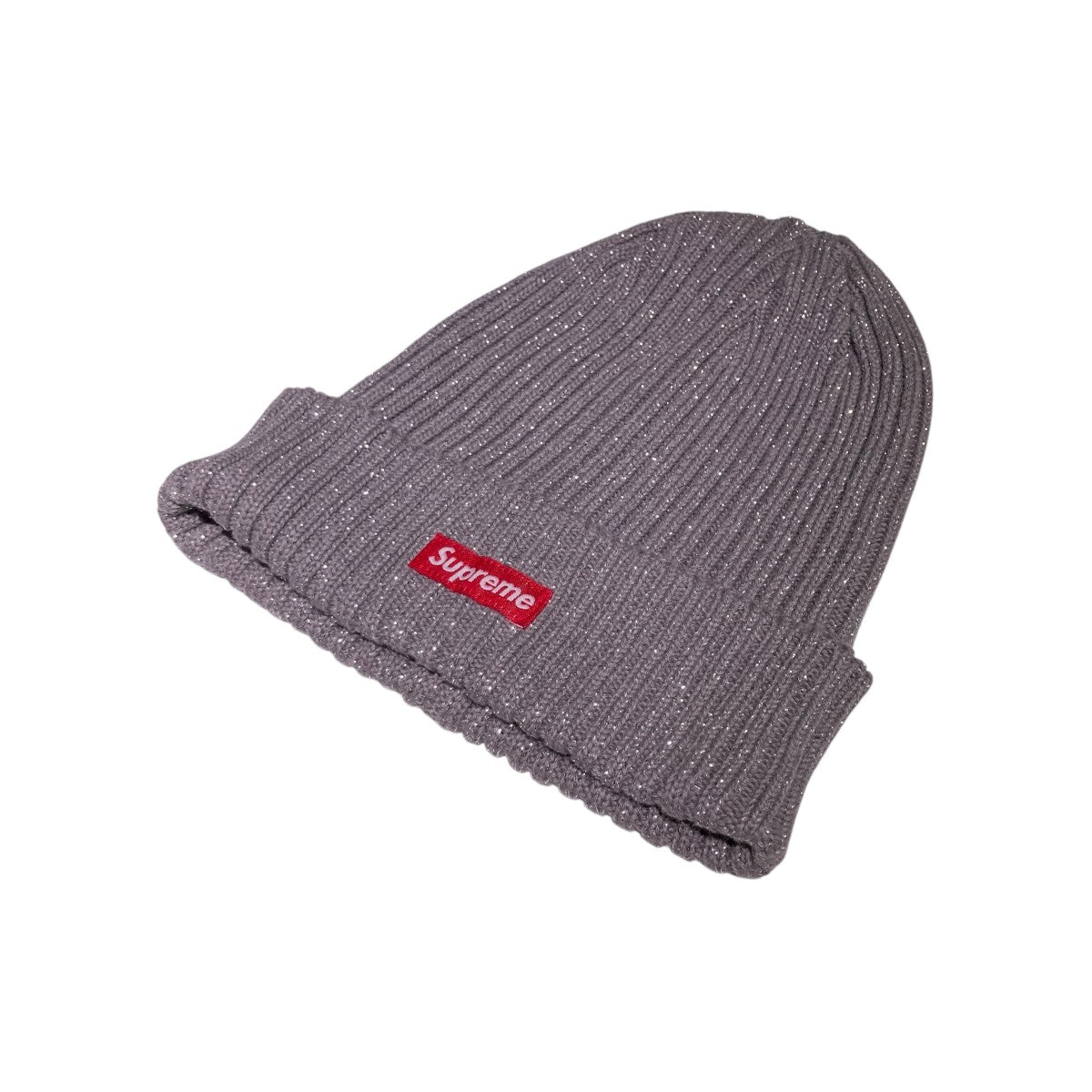 Overdyed Beanie Metallic Silverニット帽