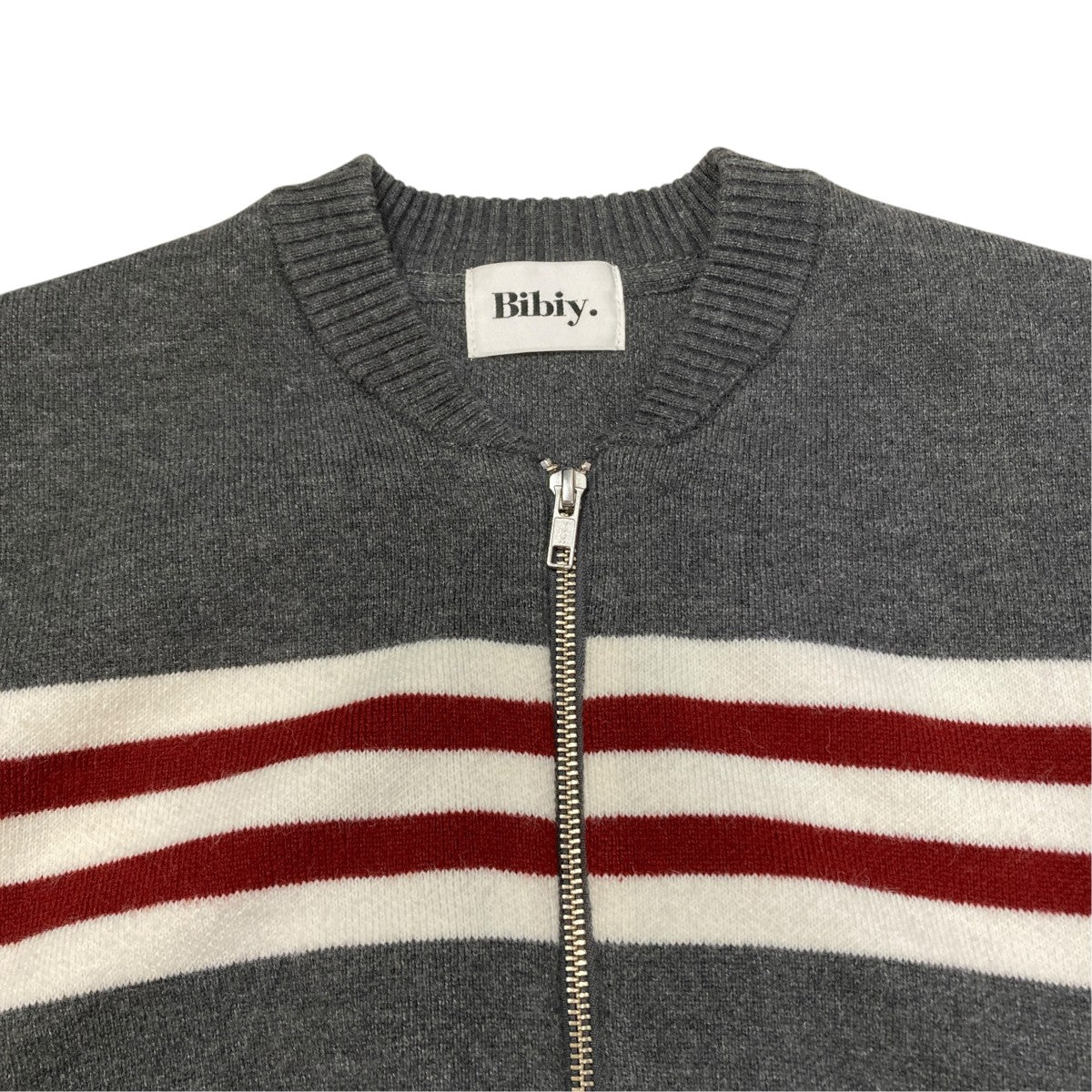 Bibiy． JUNO ZIPPER KNITジップカーディガンB51-KN086 古着・中古-3枚目のアイテム画像