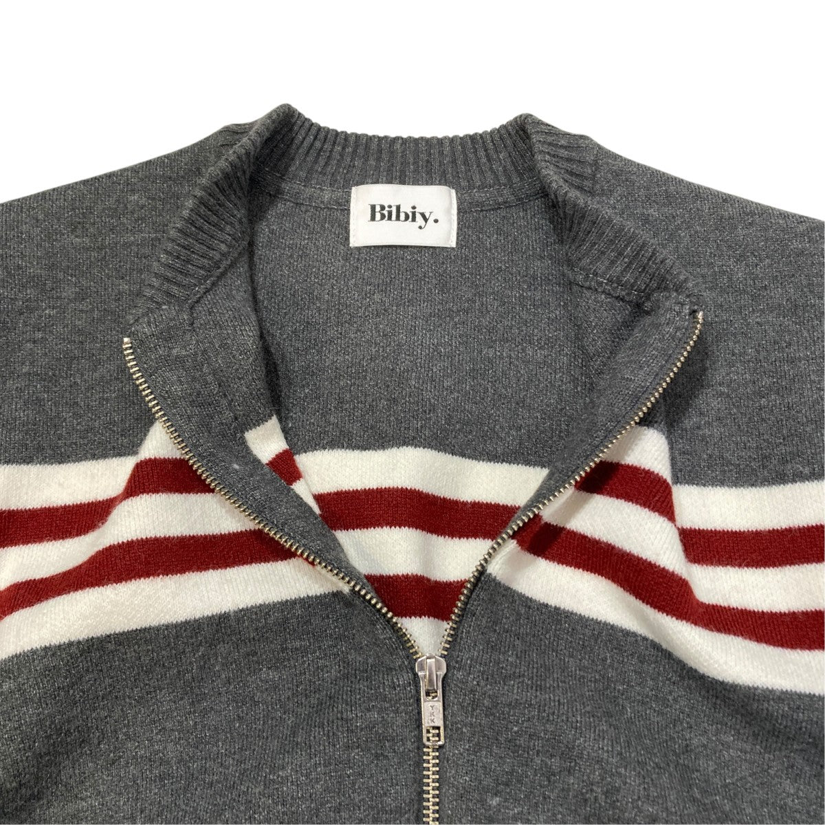 Bibiy． JUNO ZIPPER KNITジップカーディガンB51-KN086 古着・中古-4枚目のアイテム画像