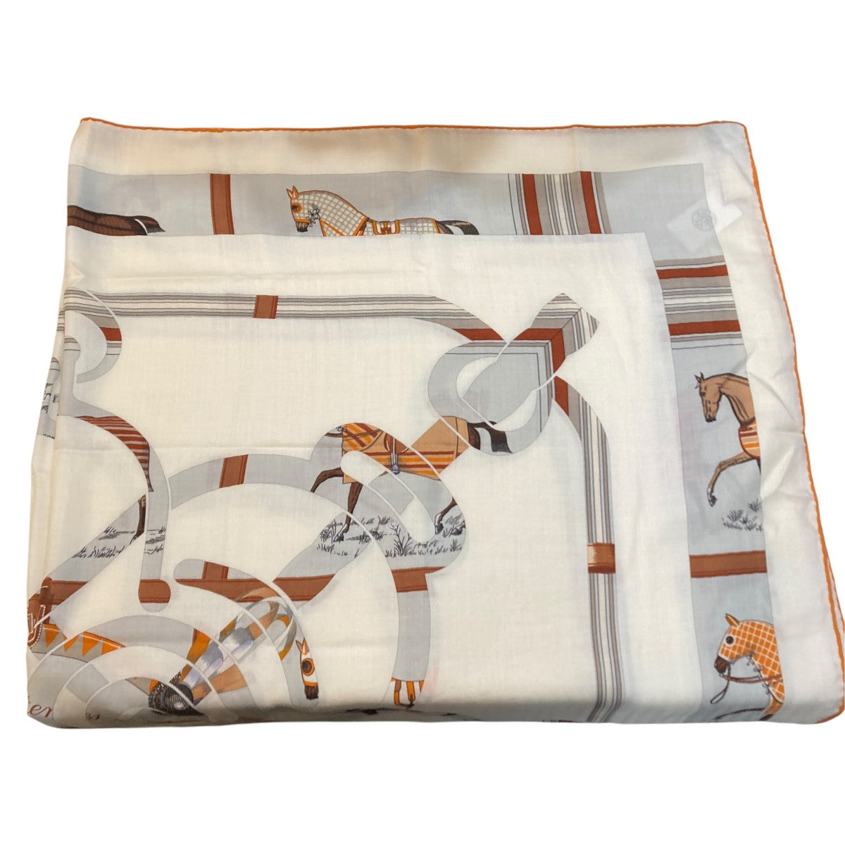 HERMES(エルメス) カレジェアン エプロン・ドール＆馬着スカーフ
