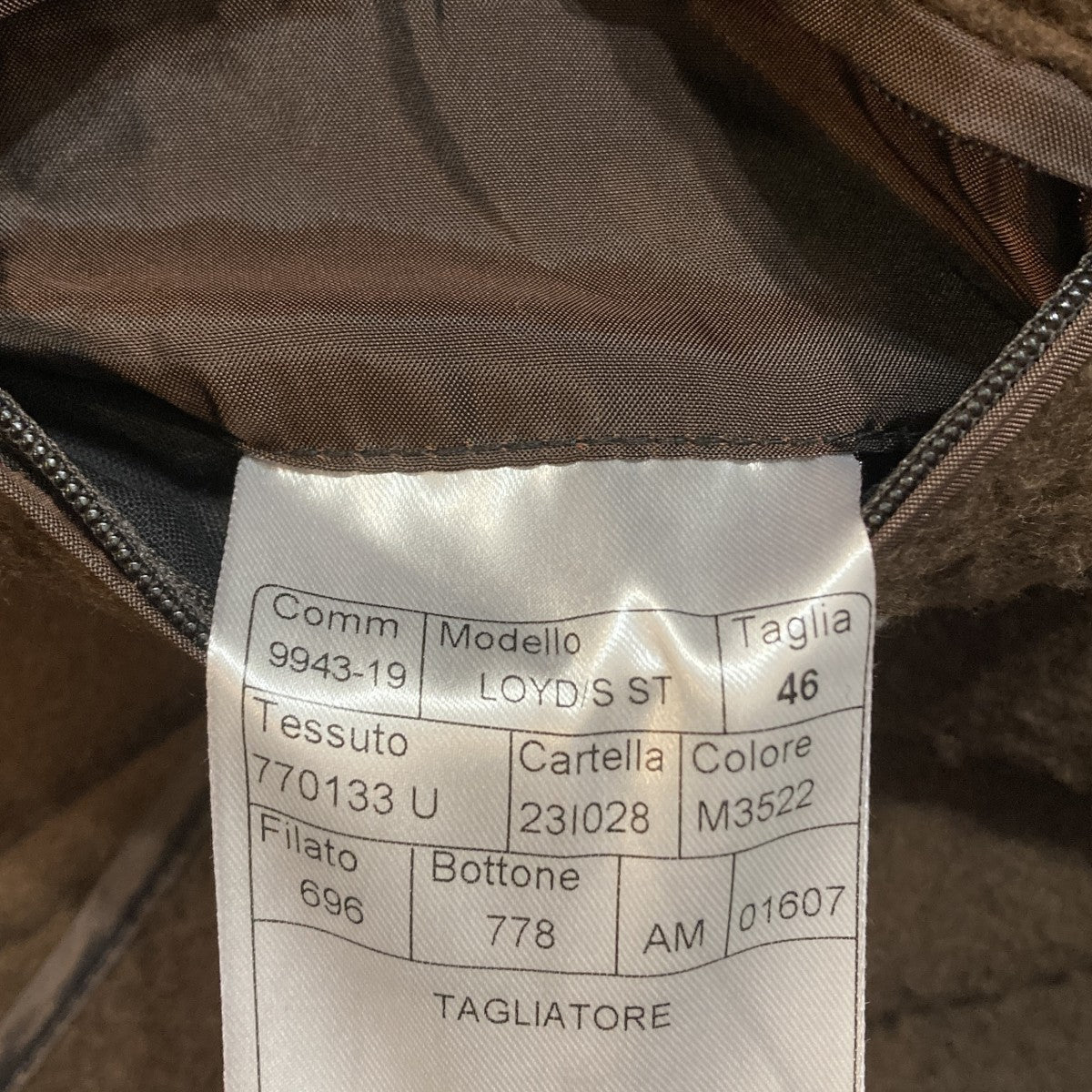 TAGLIATORE COAT LOYDコート770133 U 古着・中古-7枚目のアイテム画像