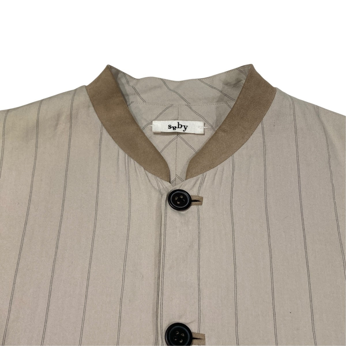 ストライプカバーオール24S-061404